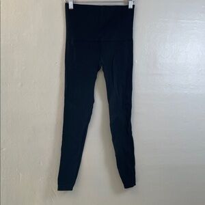 SPANX women’s black Textured Leggings medium